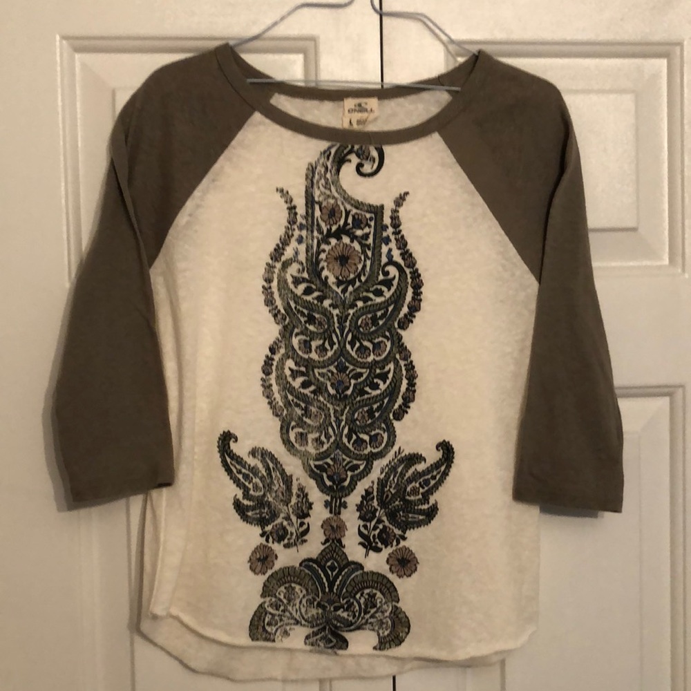 O’Neill Boho Weathered Look Baseball Tee